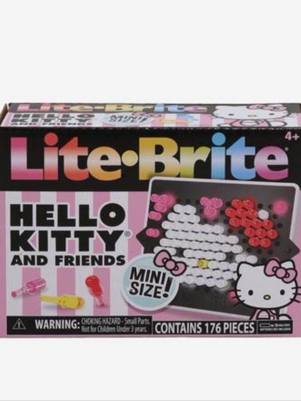 Lite.Brite Hello Kitty And Friends Mini Size Contains 176 Pieces Collectible Toy